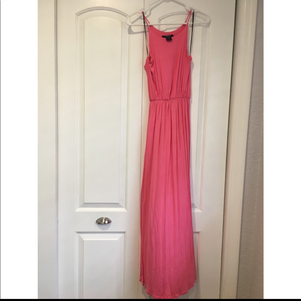Pink maxi dress